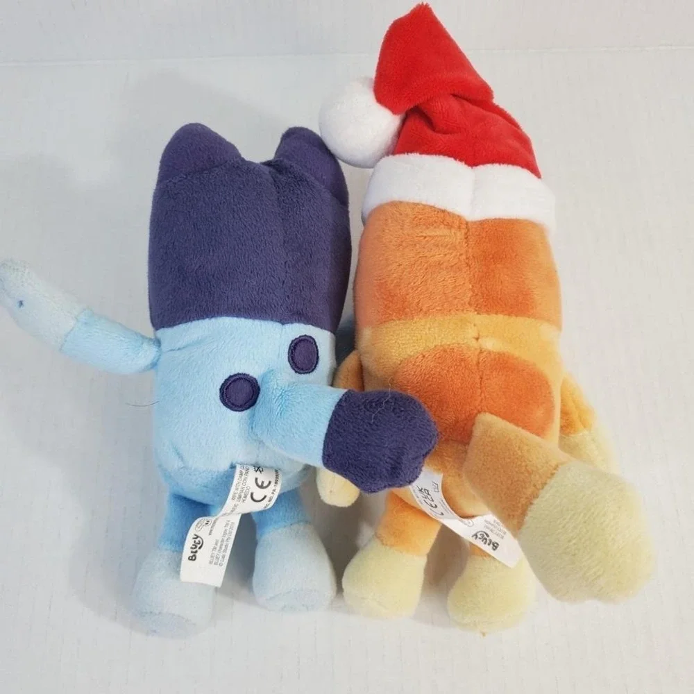 Bluey Plush‎ Dog Lot Of 4 - Bingo, Royal, Santa Mixed Lot Of Small 8